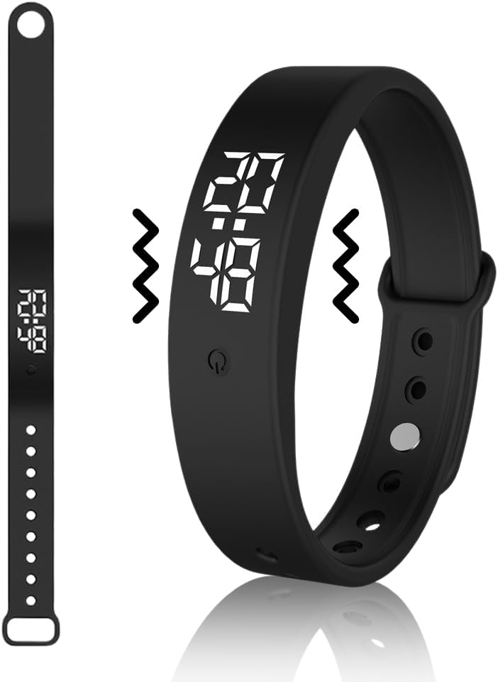 Smart LED Bracelet Fitness Tracker with Smart Notifications