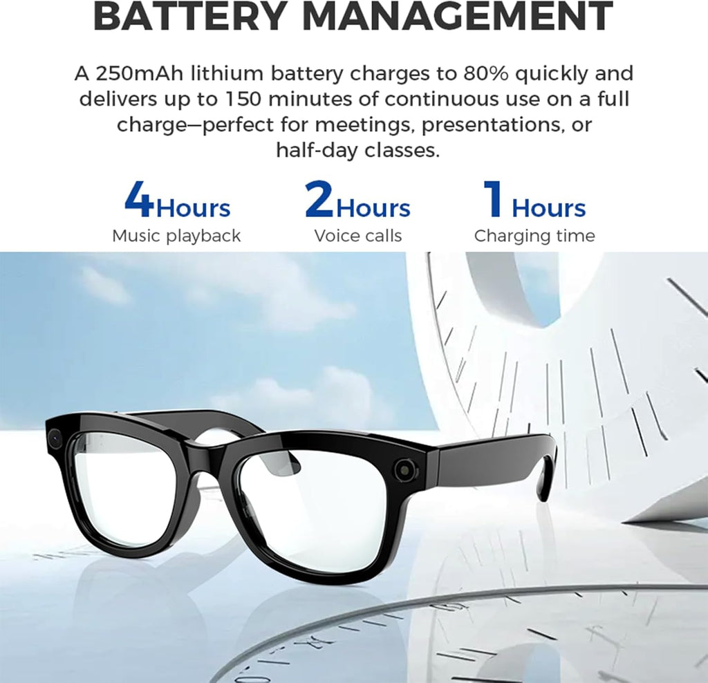 Lenovo AI 4K Smart Glasses Stylish Wearable Technology