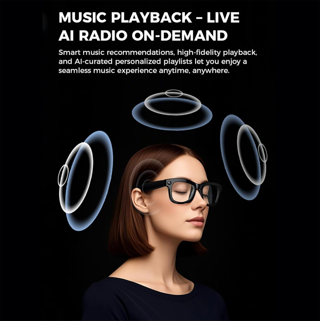 Lenovo AI 4K Smart Glasses Stylish Wearable Technology