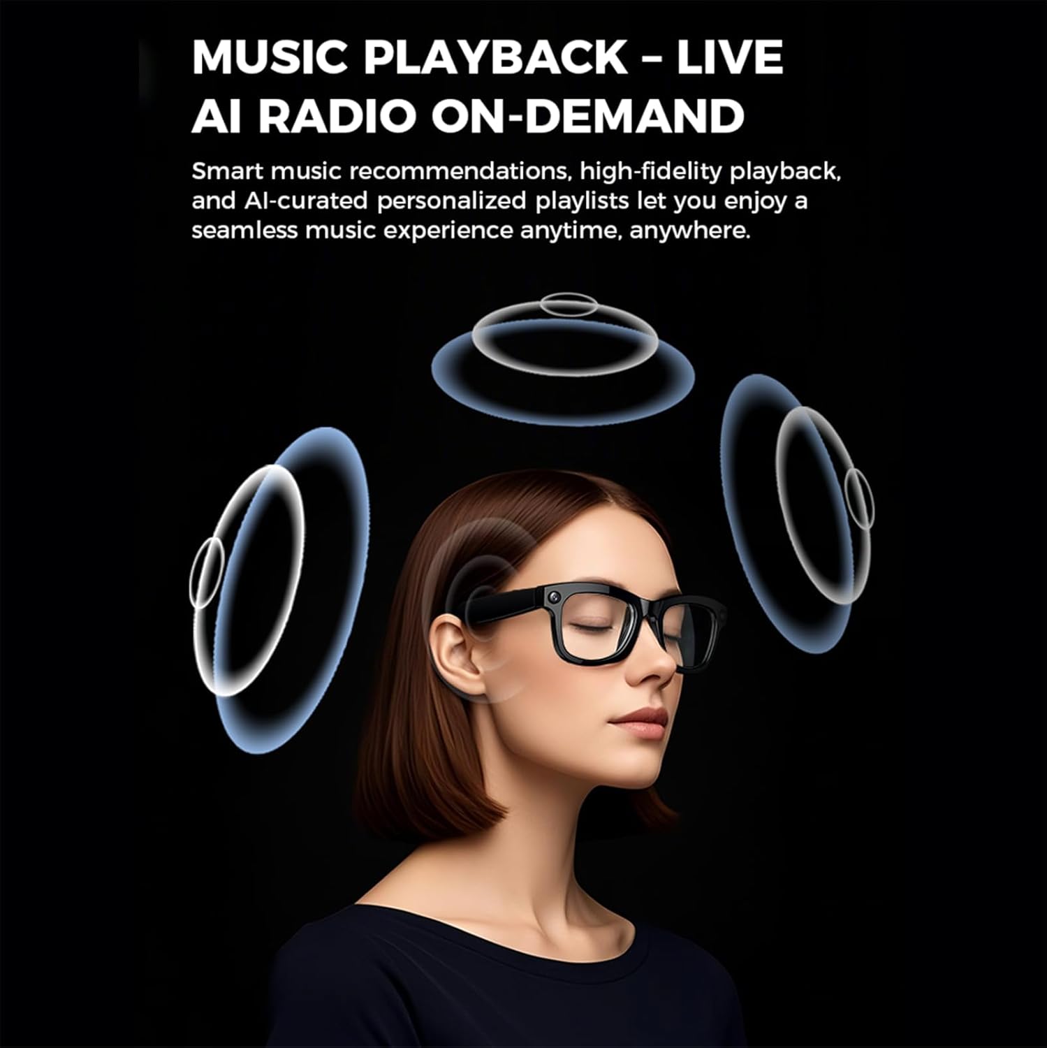 Lenovo AI 4K Smart Glasses Stylish Wearable Technology