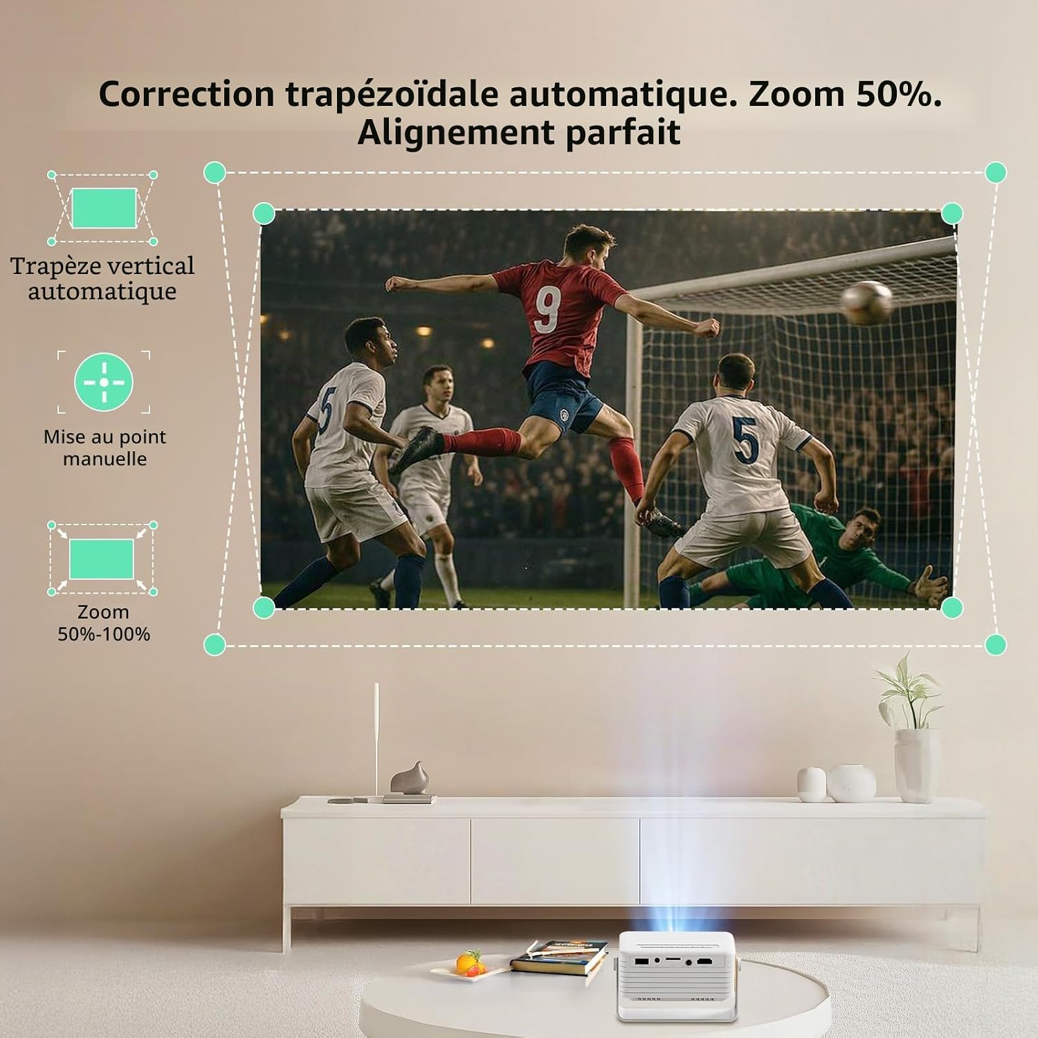 Portable Mini Projector HD Home Theater for Family Entertainment