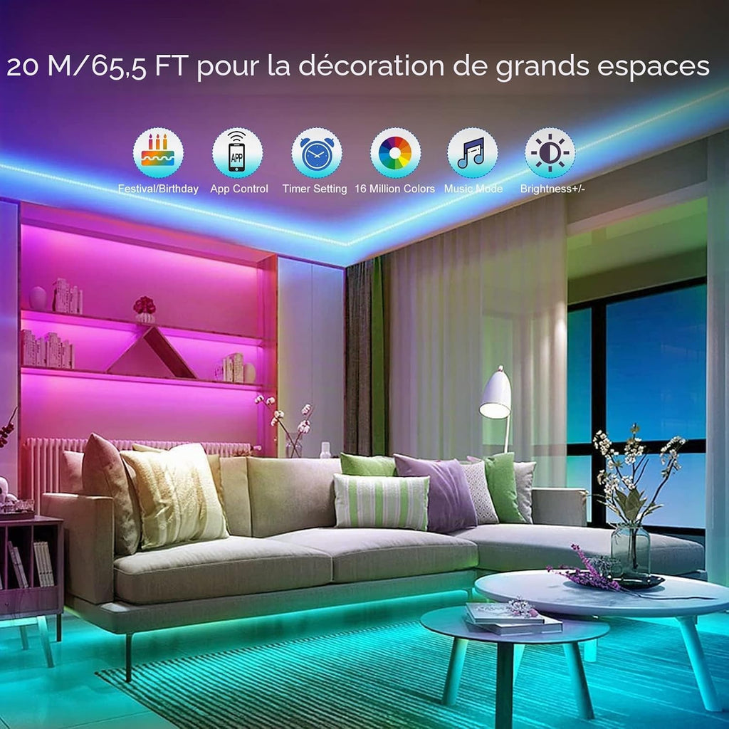 RGB LED Strip Light  Instant Ambient Lighting
