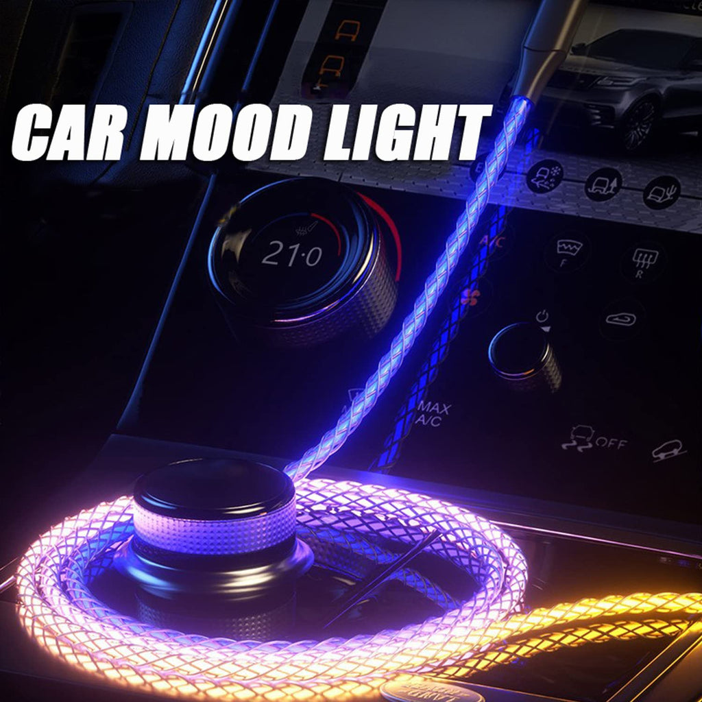 66W RGB Fast Charging Cable LED USB Charging Cable for Fast Charging