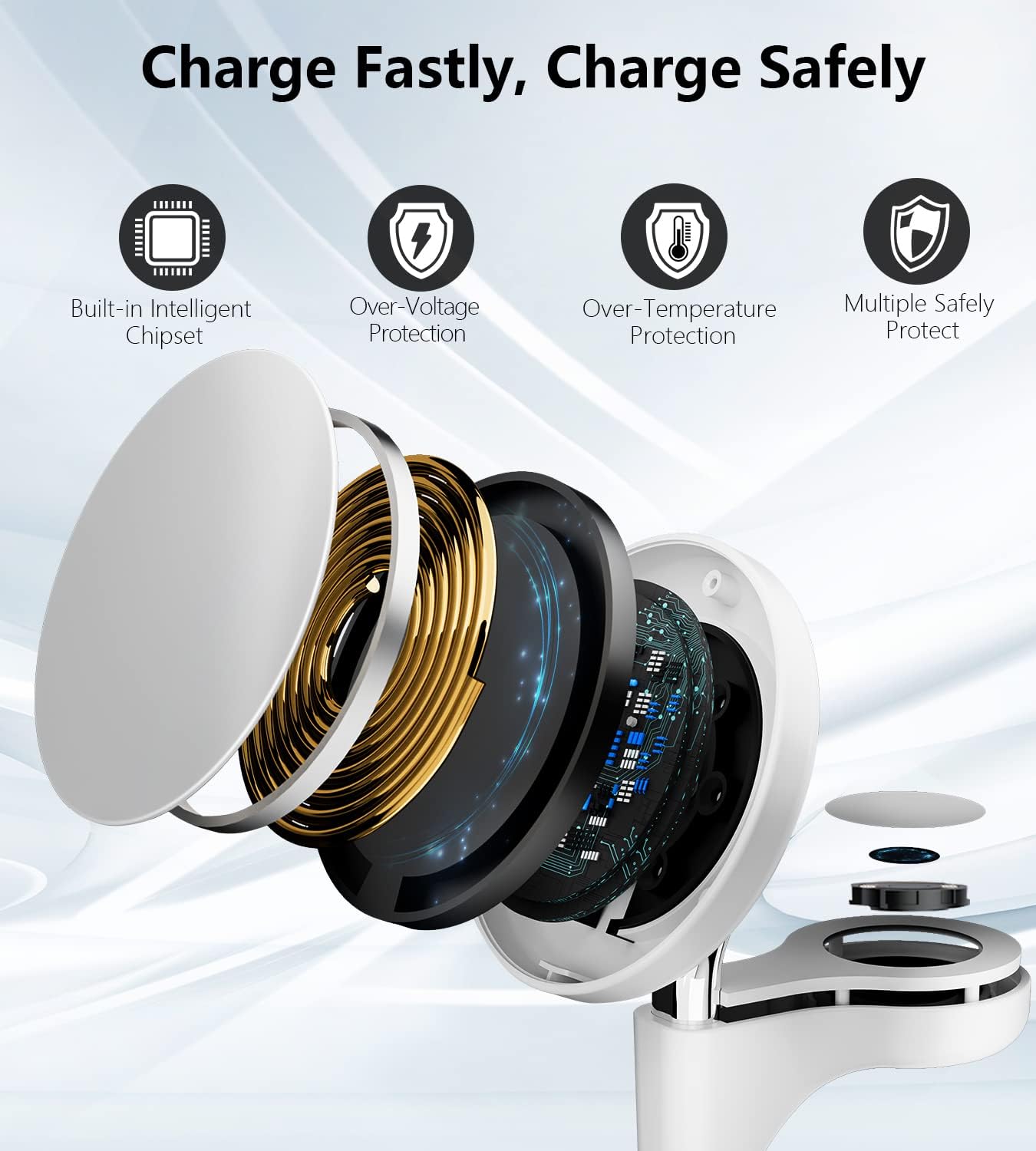 Multifunction Wireless Charger Fast Charging Station 