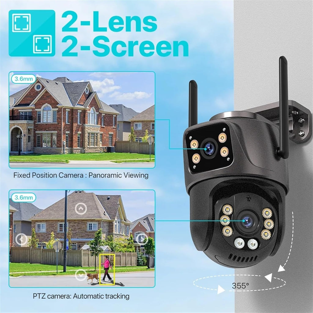4K PTZ Security Camera Smart Home Surveillance