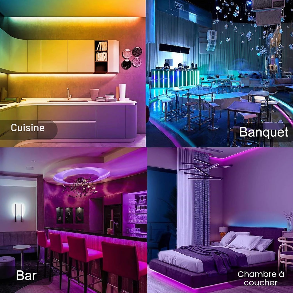RGB LED Strip Light  Instant Ambient Lighting