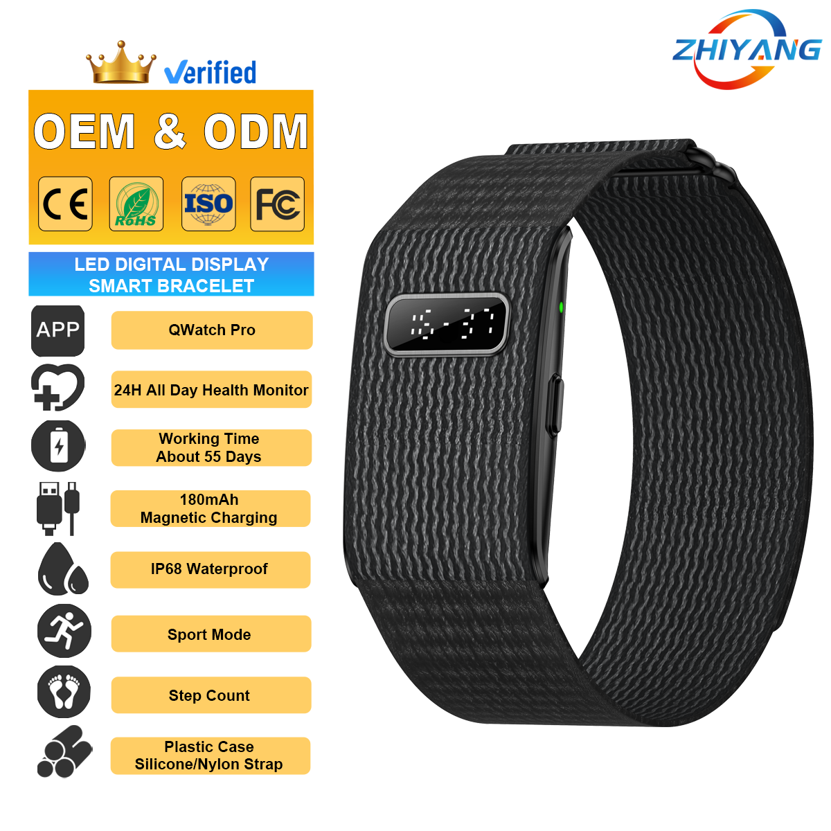 Kayrox Pro Smart Watch Elegant Fitness & Health Tracker
