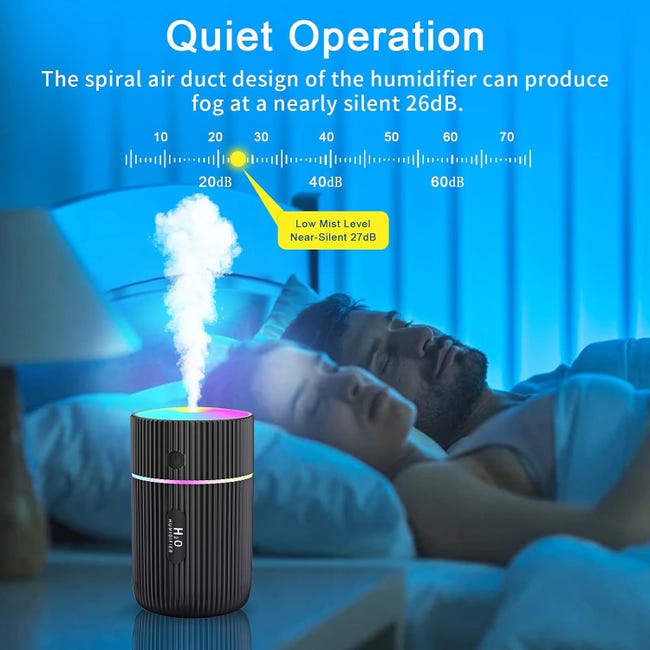 Mini USB Humidifier Portable Air Purifier & Mist Diffuser